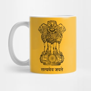 India / Vintage Look Flag Design Mug